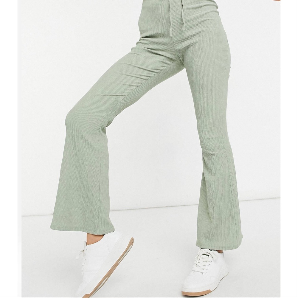 NWOT - ASOS Design Textured Flare Pants